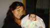 Film subject Catherin Bernal with her baby