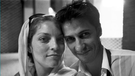 Alex and Heather on their wedding night in Chaluse