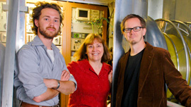 Producer Andrew Suprenant, Director Monica Ross, and Director Clayton Brown 