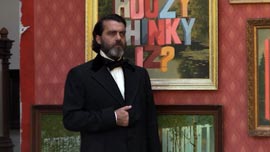 Wayne White posing for a portrait