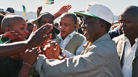 Thabo Mbeki campaigning 