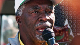 Thabo Mbeki campaigning 