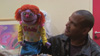 Kevin Clash training a French Puppeteer with the puppet “Griotte” in Being Elmo