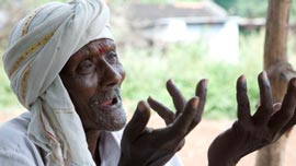 Village elder Keshav explains why they survived more easily before GMO seeds.