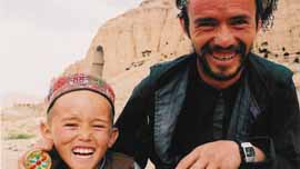 Mir and his half-brother Khushdel, August 2002