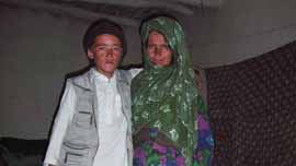 Mir with his mother, 2007