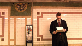 Rabbinical student Shmuly Yanklowitz prepares for a public debate about kosher meat.