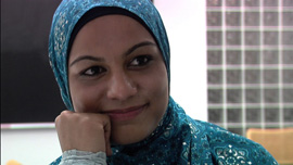 Tahera Ahmad studied to be a Muslim chaplain at Hartford Seminary, and now serves at Northwestern University.