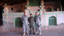 Afghan soldiers at target practice outside Kabul, Afghanistan