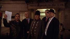 At Twentieth Century-Fox headquarters