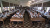 Inside a classroom filled with school children