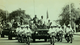Motorcade with President Agostinho Neto and Fidel Castro during Fidel’s first visit to Angola Motorcade with President Agostinho Neto and Fidel Castro during Fidel’s first visit to Angola