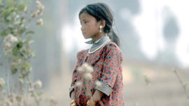 Child from a highly trafficked area of Nepal