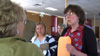 Beverly May meets with Mud Creek residents.