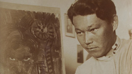 Artist Ural Transkbaev, unkown photographer