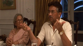 Dinner with Pervez Musharraf, former president of Pakistan