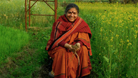 Physicist/Environmentalist Vandana Shiva believes in soil not oil 