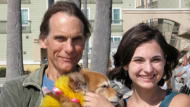 Jeffrey and JoEllen on the day they met in Venice Beach 