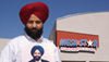 Rana Singh Sodhi stands in front of the gas station where his brother, Balbir Singh Sodhi was slain