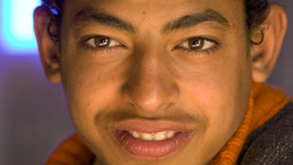 Osama, 16 years old, one of the teenage boys featured in Garbage Dreams