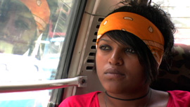 Weynsht on her return trip to Ethiopia.