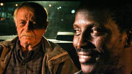 Solo drives William to a mountaintop where he plans to commit suicide 