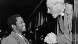 Oliver Tambo with Bishop Trevor Huddleston, London, 1960