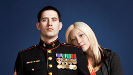Sergeant Nathan Harris and Ashley Harris