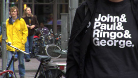 A scene from Helvetica shot in Amsterdam