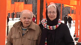 Herb and Dorothy at The Gates in Central Park, New York, 2005