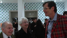 Herb and Dorothy at a Richard Tuttle art opening