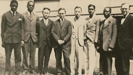 Melville J. Herskovits with colleagues