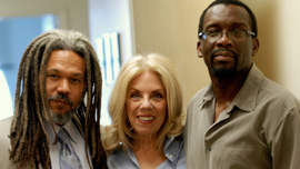 Vincent Brown, Christine Herbes-Sommers, Llewellyn Smith, filmmakers of Herskovits At The Heart Of Blackness