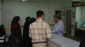 Shiva at the reception of the official kidney referral office Shiva at the reception of the official kidney referral office