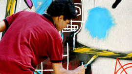 Still from Jean-Michel Basquiat: The Radiant Child, an Arthouse Films release