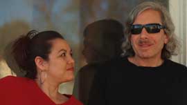 Robin Charboneau and filmmaker David Sutherland 