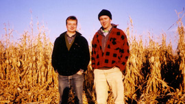 Ian Cheney and Curt Ellis in the field