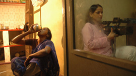 Nishta filming at Lakshmi’s home