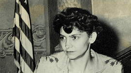 Vashti McCollum in court. Vashti McCollum in court.