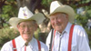 Hackberry Ramblers co-founders Luderin Darbone (fiddler) and Edwin Duhon (accordionist)
