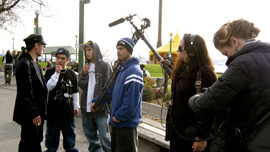 John Trudell, Cody Cayou, Travis Tom, Nick Clark, Annie Silverstein, and Tracy Rector