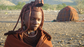 Komungandjera Tjambiru, a Himba woman, Kunene Region, Namibia