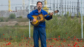 Fernando Almaralis Dias, the last Cuban in Belene on the background of the Nuclear Power Plant site. Fernando Almaralis Dias, the last Cuban in Belene on the background of the Nuclear Power Plant site.
