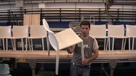 Jasper Morrison’s Air Chair being manufactured in Milan