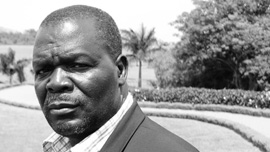 John Lacambel, hosts a program on Mega FM encouraging LRA soldiers to return home