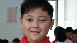 Cheng Cheng, candidate for Class Monitor, Wuhan Evergreen No. 1 Primary School