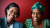 Rose and Nangabire are photographed for the 2009 UNHCR Humanitarian of the Year Awards.
