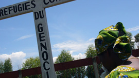 Rose mourns lost lives at the Gatumba Memorial, Gatumba, Buruni.