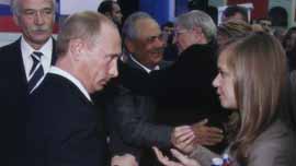 Masha with Putin