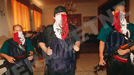 Nestor Cerpa inside the Japanese Ambassador’s residence Nestor Cerpa inside the Japanese Ambassador’s residence